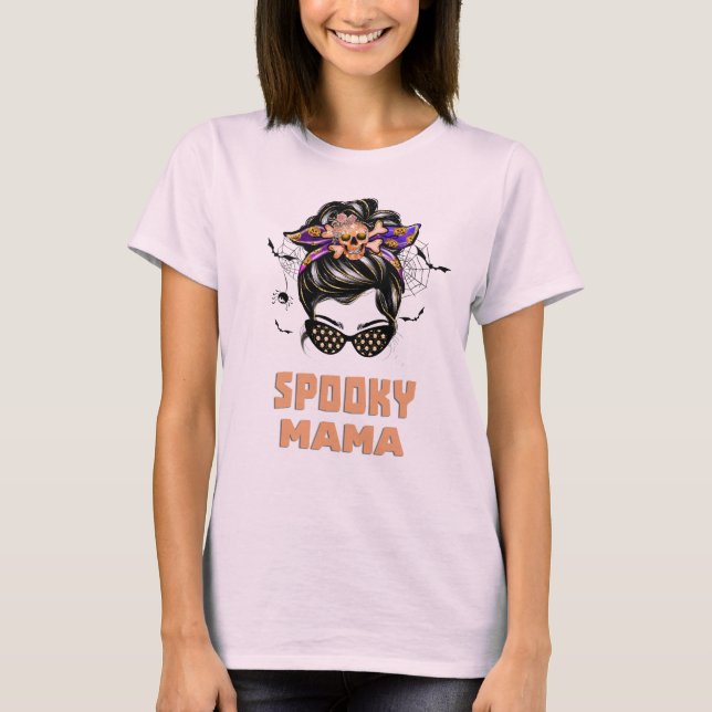 Camiseta Funny Spooky Mama Halloween (Anverso)