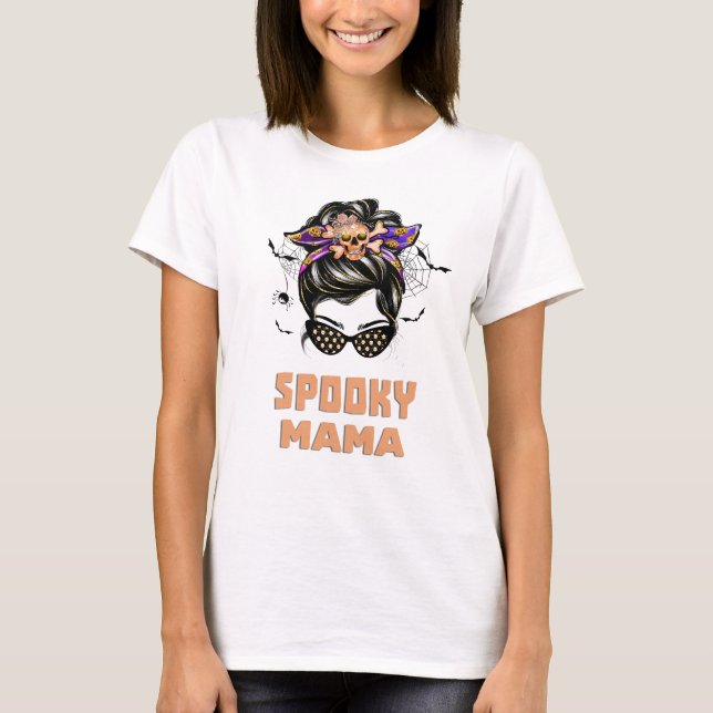 Camiseta Funny Spooky Mama Halloween (Anverso)
