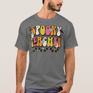 Camiseta Funny Spooky Season Retro Spooky Teacher Halloween