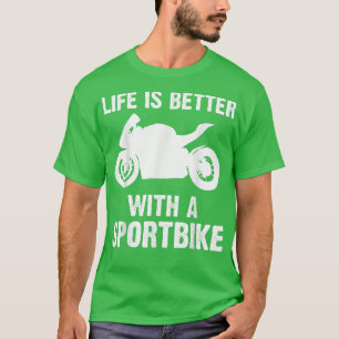 Camiseta Funny Sport Bike Art Hombres Mototo de ciclismo de