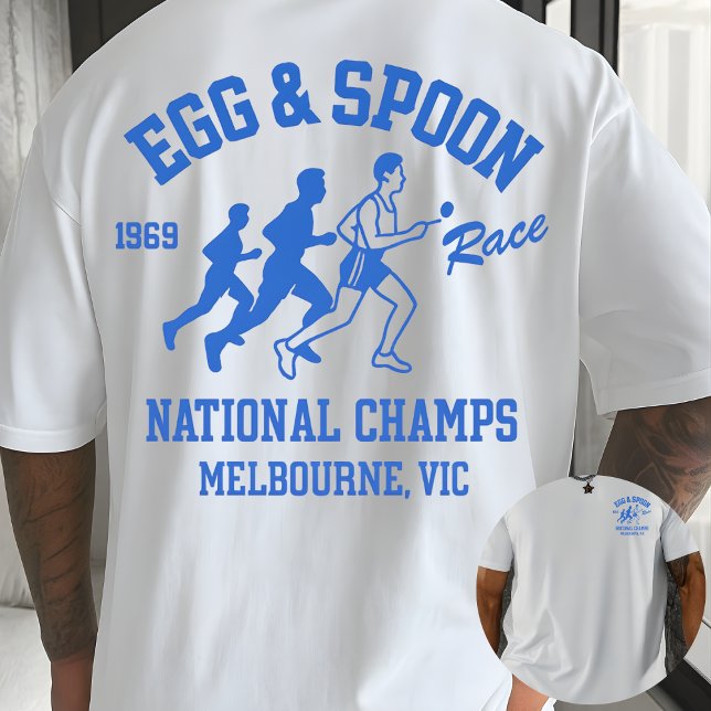 Camiseta Funny Sports Day Egg and Spoon Race Melbourne (Subido por el creador)
