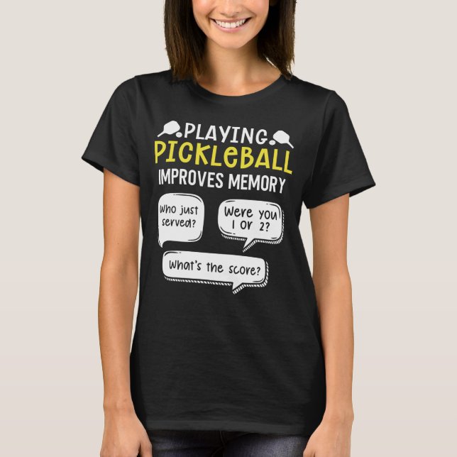 Camiseta Funny Sports Pickleball Player (Anverso)