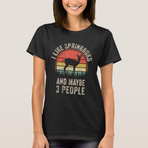 Camiseta Funny Springbok Design Art Graphic Springboks Zoo