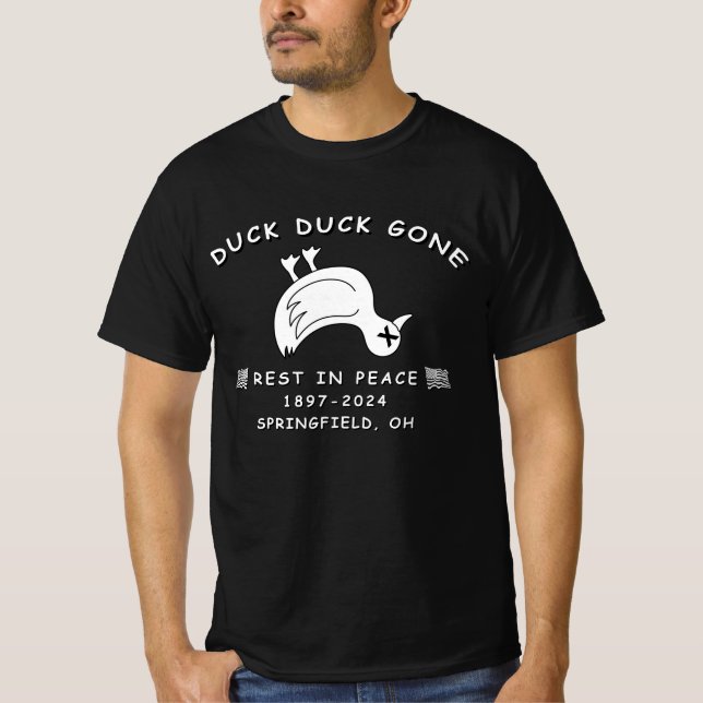 CAMISETA FUNNY SPRINGFIELD OHIO DUCK DUCK GONE T-SHIRT (Anverso)
