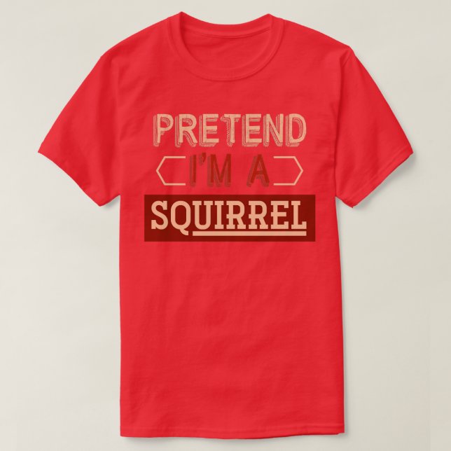 Camiseta Funny Squirrel Costume Animal Gire Squirrel (Diseño del anverso)