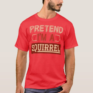 Camiseta Funny Squirrel Costume Animal Gire Squirrel