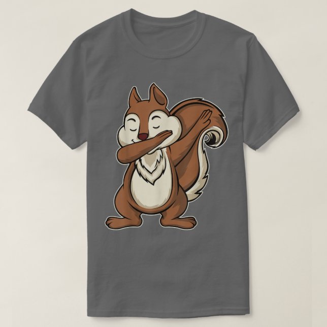 Camiseta Funny Squirrel Dab Dabbing Squirrel (Diseño del anverso)