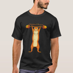 Camiseta Funny Squirrel Power Workout Gift Squirrel T Shirt
