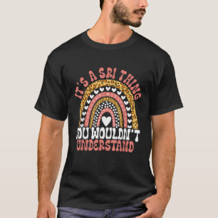 Camiseta Funny Sri Name Leopard Funny Sri Birthday Quote Sr