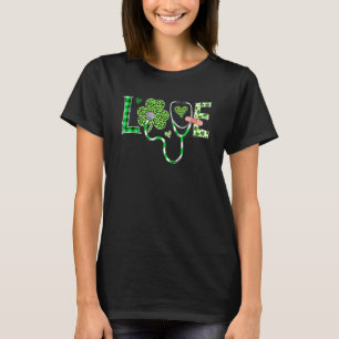 Camiseta Funny St Patrick S Day Irlandés Love Nurs Shamrock