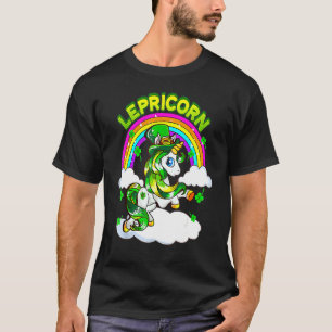 Camiseta Funny St Patrick S Day Lucky Lepricorn Unicorn Rai