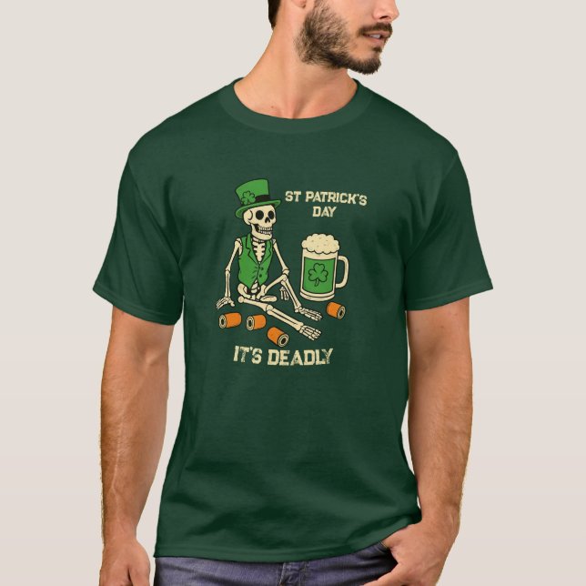 Camiseta Funny St Patrick’s Day Men's Shirt (Anverso)