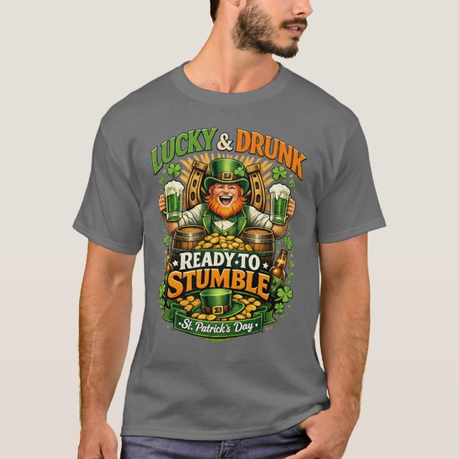 Camiseta Funny St. Patrick’s Day Shenanigans T-Shirt (Anverso)