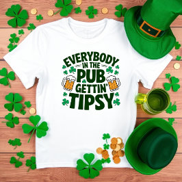 Camiseta Funny St. Patrick's Day Pub Drinking Fiesta
