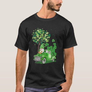 Camiseta Funny St Patricks Day Shamrock Gnome Truck Costum