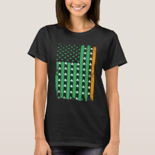 Camiseta Funny St Patricks Day USA American Irish Shamrock