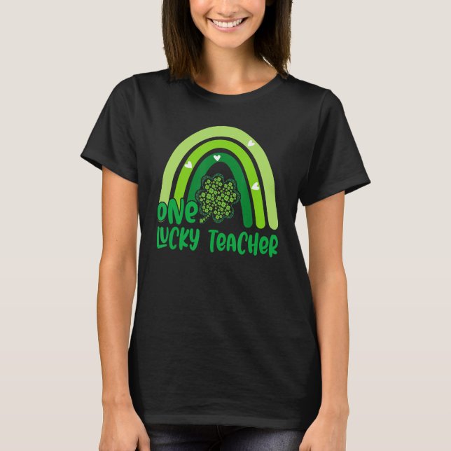 Camiseta Funny St Patricku2019s D, un afortunado profesor d (Anverso)