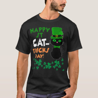 Camiseta Funny St Pat's Paddy Patrick Day's Happy St Cat Tr