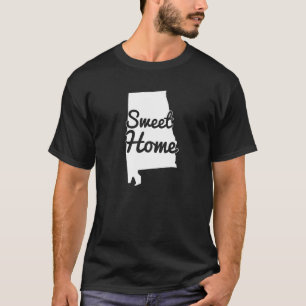 Camiseta Funny State Alabamian Sweet Home Premium