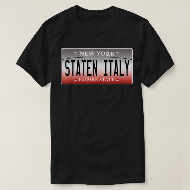 Camiseta Funny Staten Italy Island NY New York Italian Amer (Diseño del anverso)