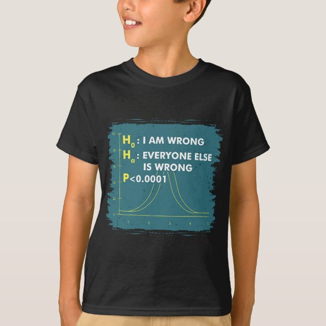 Camiseta Funny Statistics I Math Geek I m Wrong Stats Gif (Anverso)