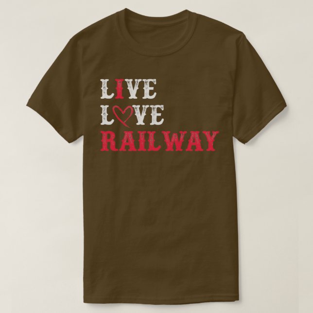 Camiseta Funny Steam Train Railroad Graphic Railway Aovers (Diseño del anverso)