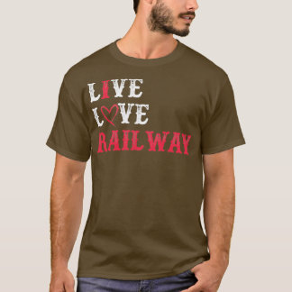 Camiseta Funny Steam Train Railroad Graphic Railway Aovers