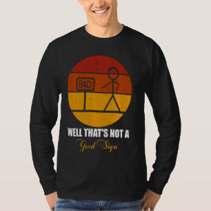 Camiseta Funny Stick Figura Familia Mala Bueno Eso no es un