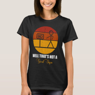 Camiseta Funny Stick Figura Familia Mala Bueno Eso no es un