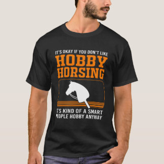 Camiseta Funny Stick Horses Smart People Hobby Horsing frit