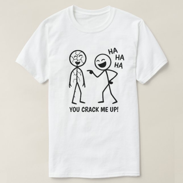 Camiseta Funny Stickman Unisex (Diseño del anverso)