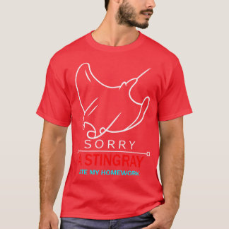 Camiseta FUNNY STINGRAY SE COMIÓ EL regalo de mi escuela de