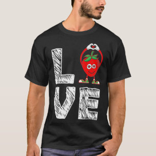 Camiseta Funny Strawberry Fruit Lover Eater - Me Encanta St