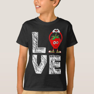 Camiseta Funny Strawberry Fruit Lover Eater - Me Encanta St