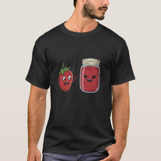 Camiseta Funny Strawberry Jam Humor Dark Comedy Design