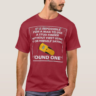 Camiseta Funny Stud Finder Electrician Chiste