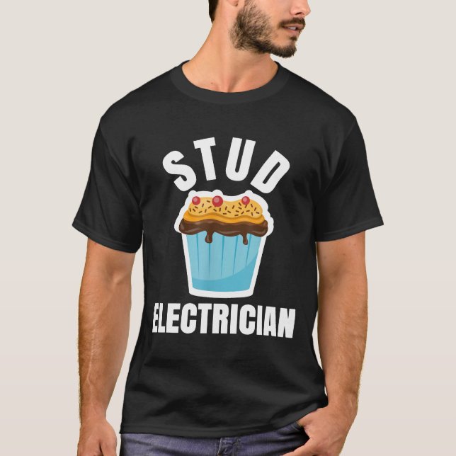 Camiseta Funny Stud Muffin Electriband (Anverso)