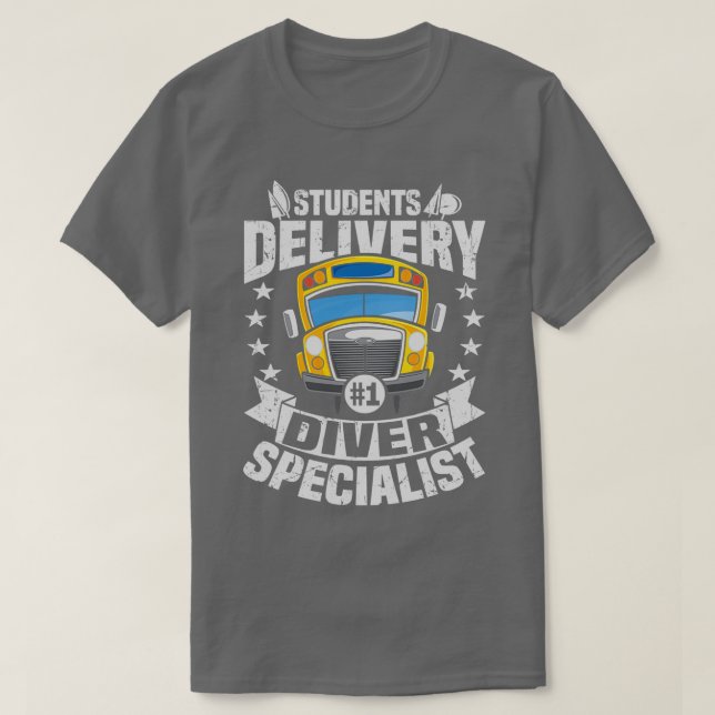 Camiseta Funny Students BusDriver School Bus Drivers Design (Diseño del anverso)