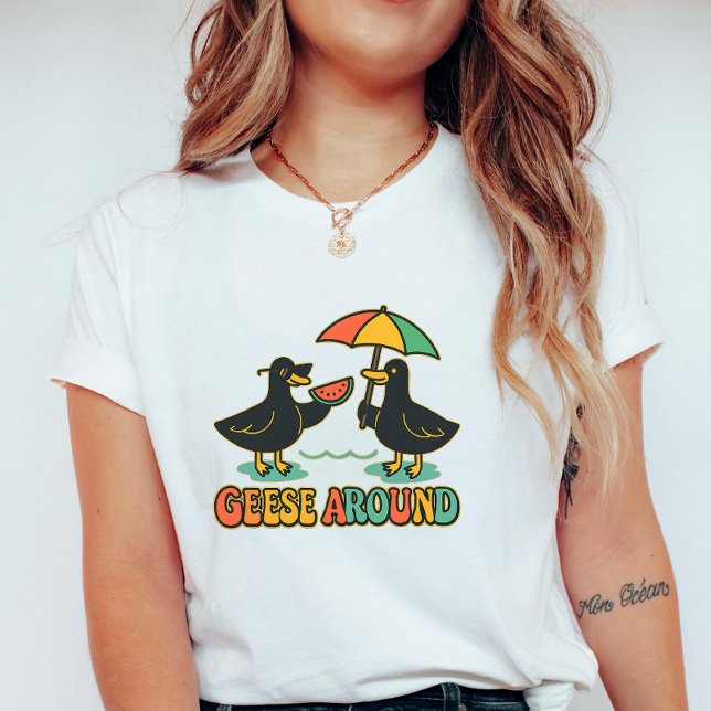 Camiseta Funny Summer Goose, Geese Around Cute Vacation  (Subido por el creador)