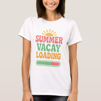 Camiseta Funny Summer Vacay Loading Retro Vacation