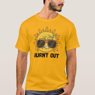 Camiseta Funny Sunglasses Sun Illustration