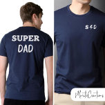 Camiseta Funny super dad t-shirt for dad, father's day.<br><div class="desc">Funny super dad t-shirt for dad, father's day. Beautiful and funny t-shirt to give to the king of the house with the phrase SUPER DAD, to pamper that beloved father who accompanies you in good times and not so good, ideal to give on Father's Day, Christmas, Dad's birthday or any...</div>