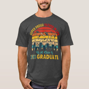 Camiseta Funny Super Orgulloso Padre En Derecho De Una Clas