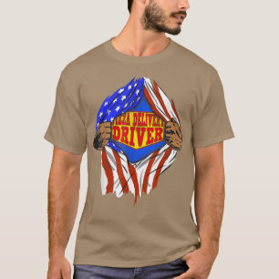 Camiseta Funny Super Pizza controlador de entrega Hero Job 