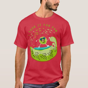 Camiseta Funny Surfing Kiwi Fruit Vacation Beach I Took It