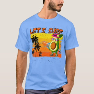 Camiseta Funny Surfing y aguacate Lover TShirt Classic TSh