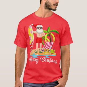 Camiseta Funny Surfistas de Surf de Santa Lucía en Hawái Fe