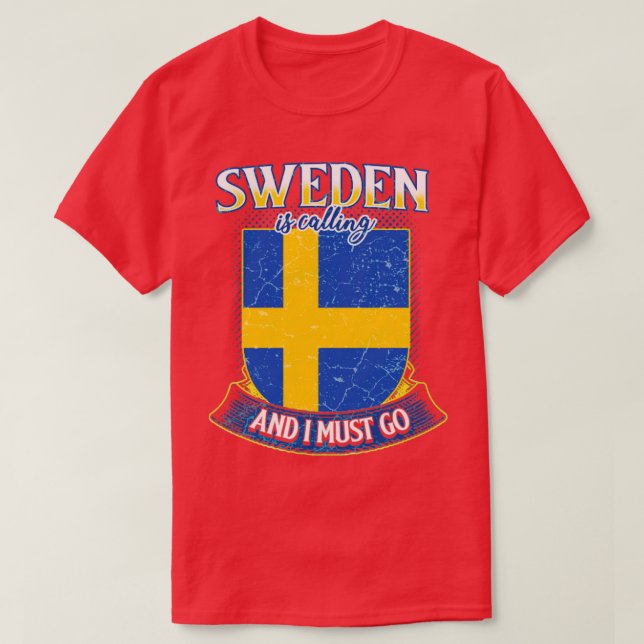 Camiseta Funny Sweden (Diseño del anverso)