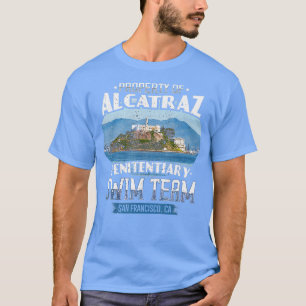 Camiseta Funny Swimming Alcatraz Swim Team Tee