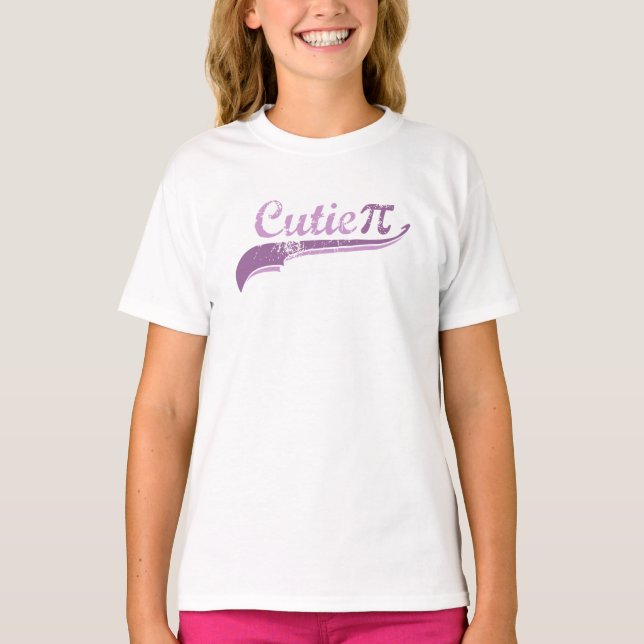 Camiseta Funny Swoosh, Chica de Cutie Pi Geek (Anverso)